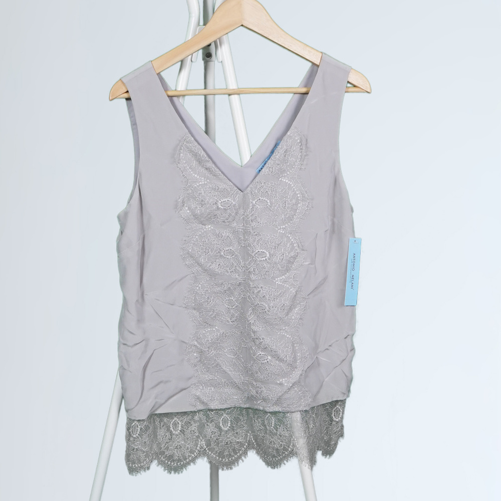 Antonio Melani Silk Sleeveless Blouse
